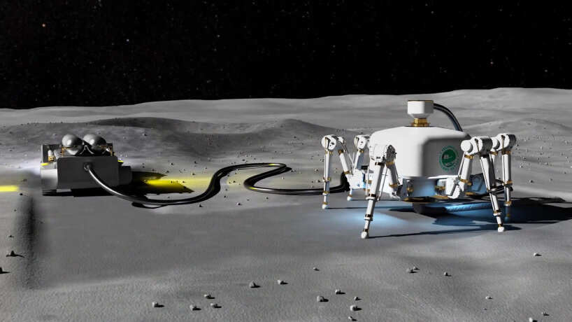 autonomous robot charlotte 3D prints homes on earth and in space without using cement