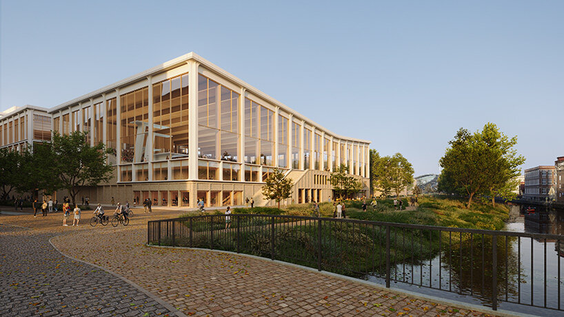 henning larsen to create centralbadet swimming and sports hub in gothenburg, sweden