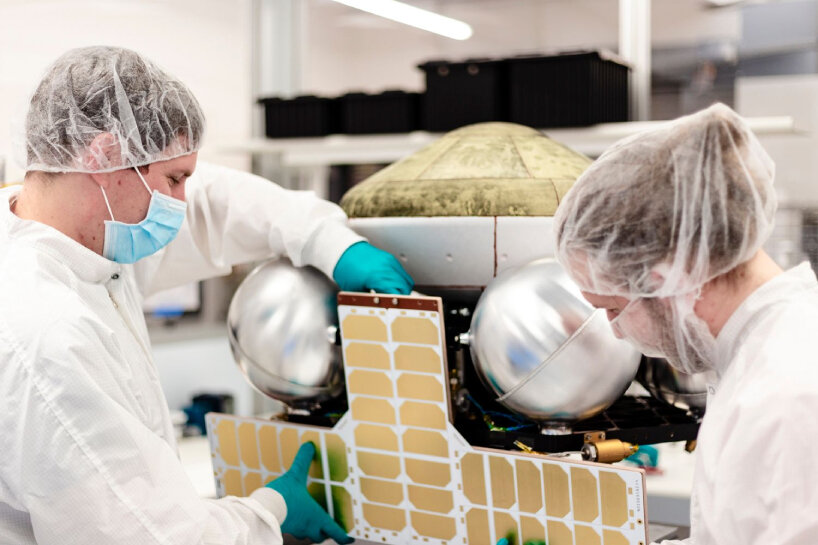 the vehicle’s thermal protection system is made with help from NASA