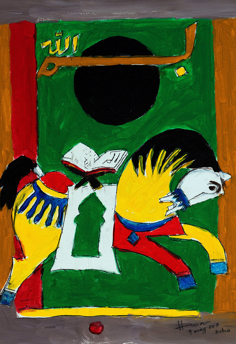 qatar foundation to open m. f. husain museum in doha, tracing six decades of modernist art